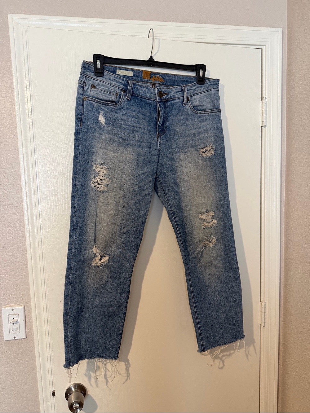 KUT from the Kloth Katy Distressed Boyfriend Jeans